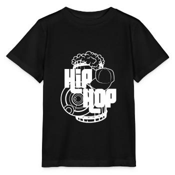 Hip hop - T-shirt bio MINI CREATOR Stanley/Stella Enfant - noir - Devant - Mikhail (115cm)