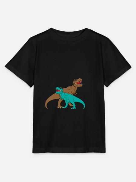 T-REX - Thyrannosaurus Rex - Stanley/Stella Kinder T-Shirt MINI CREATOR  - Schwarz