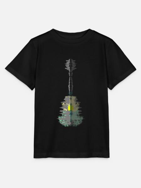 Guitarre Wald - Stanley/Stella Kinder T-Shirt MINI CREATOR - Schwarz