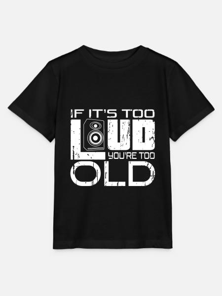 Too Loud - Stanley/Stella Kinder T-Shirt MINI CREATOR  - Schwarz