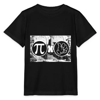 Pi times thumb - Mathématiques - T-shirt bio MINI CREATOR Stanley/Stella Enfant - noir - Devant - Mikhail (115cm)