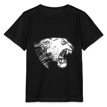 Panthères - T-shirt bio MINI CREATOR Stanley/Stella Enfant - noir - Devant - Mikhail (115cm)
