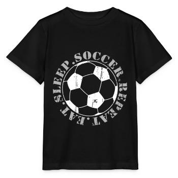 Soccer - Soccer - Stanley/Stella MINI CREATOR Kids’ T-Shirt - black - Front - Mikhail (115cm)