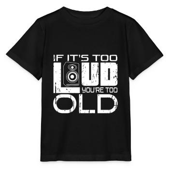 Too Loud - Stanley/Stella MINI CREATOR Kids’ T-Shirt - black - Front - Mikhail (115cm)