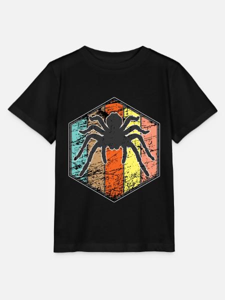 Spinne - Stanley/Stella Kinder T-Shirt MINI CREATOR - Schwarz