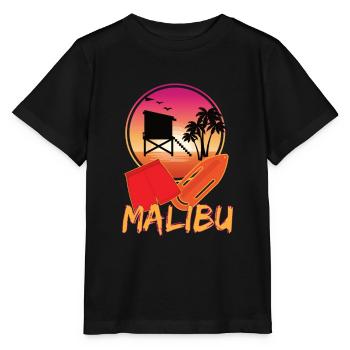 Sauveteur Malibu - T-shirt bio MINI CREATOR Stanley/Stella Enfant - noir - Devant - Mikhail (115cm)