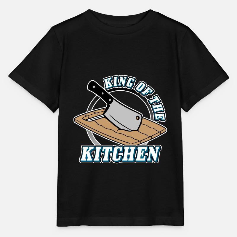 Roi de la cuisine - T-shirt bio MINI CREATOR Stanley/Stella Enfant - noir