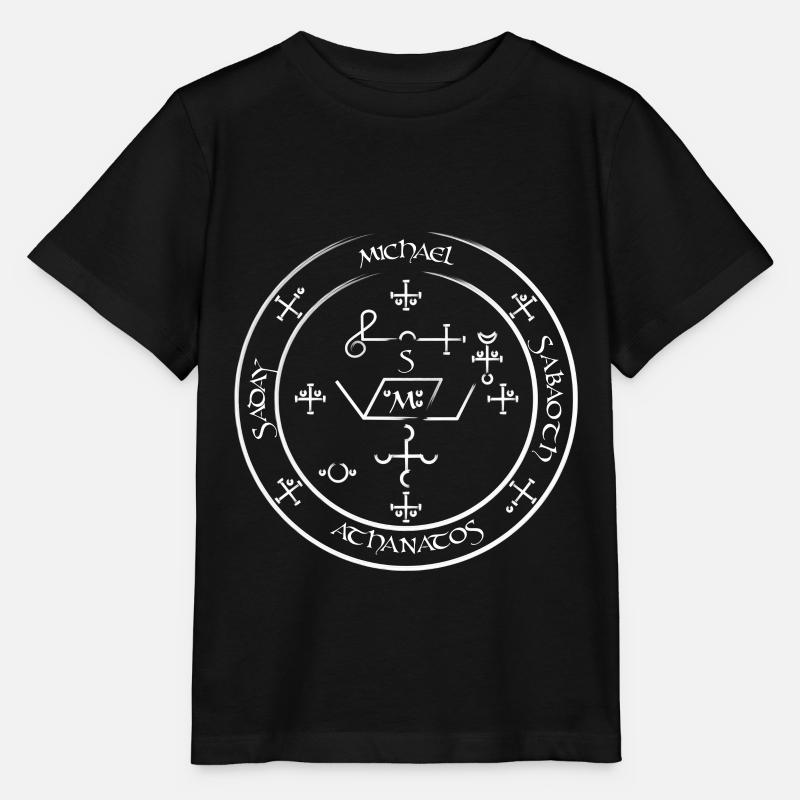 Archangel Michael Sigil Siegel Erzengel Michael - Stanley/Stella Kinder T-Shirt MINI CREATOR  - Schwarz