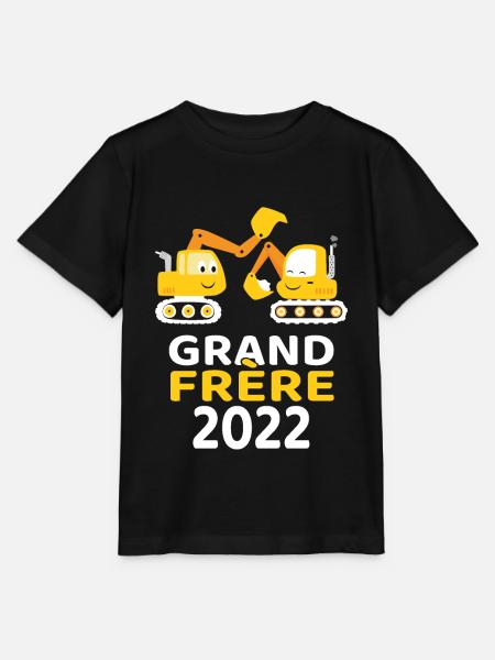 Grand Frère 2022 - T-shirt bio MINI CREATOR Stanley/Stella Enfant - noir