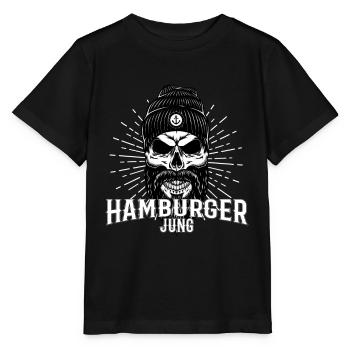 Hamburger Jung Hamburg - Stanley/Stella Kinder T-Shirt MINI CREATOR  - Schwarz - Vorne - Mikhail (115cm)