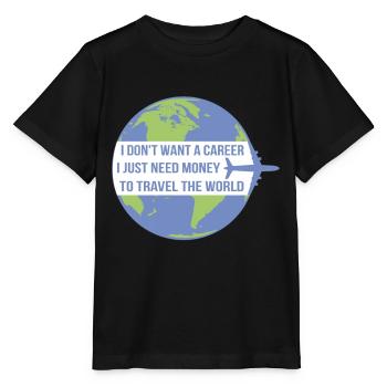 Travel Traveller Traveller Holiday Holidaymakers Travel - Stanley/Stella MINI CREATOR Kids’ T-Shirt - black - Front - Mikhail (115cm)