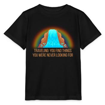 Reisen Reisender Reisender Urlaub, Urlauber Urlaub - Stanley/Stella Kinder T-Shirt MINI CREATOR  - Schwarz - Vorne - Mikhail (115cm)