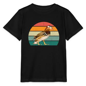 Enten Schwimmen Fliegen Watscheln Gummiente Ente - Stanley/Stella Kinder T-Shirt MINI CREATOR  - Schwarz - Vorne - Mikhail (115cm)