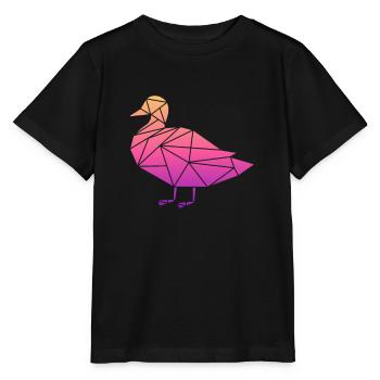 Enten Schwimmen Fliegen Watscheln Gummiente Ente - Stanley/Stella Kinder T-Shirt MINI CREATOR  - Schwarz - Vorne - Mikhail (115cm)