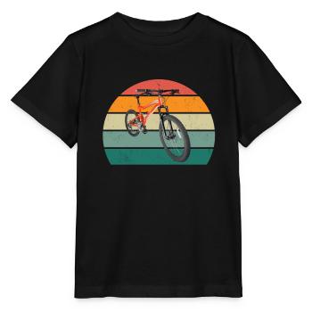 Fahrräder Fahrradfahren Fahrradfahrer Stadtrad Ren - Stanley/Stella Kinder T-Shirt MINI CREATOR  - Schwarz - Vorne - Mikhail (115cm)
