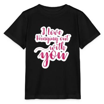Paresse paresseux Fatigue lente, sommeil lent - T-shirt bio MINI CREATOR Stanley/Stella Enfant - noir - Devant - Mikhail (115cm)