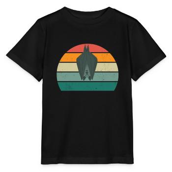 Bats Bat Bat Protection Cave - Stanley/Stella MINI CREATOR Kids’ T-Shirt - black - Front - Mikhail (115cm)