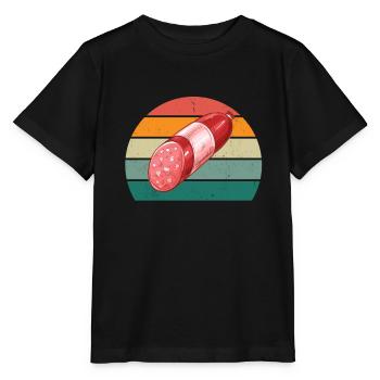 Butcher Fleischer Wurst rind Fleischerei Fleischerei Fleisch - Stanley/Stella MINI CREATOR Kids’ T-Shirt - black - Front - Mikhail (115cm)