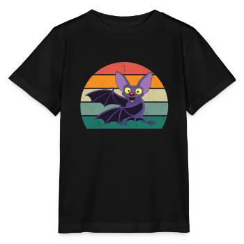 Bats Bat Bat Protection Cave - Stanley/Stella MINI CREATOR Kids’ T-Shirt - black - Front - Mikhail (115cm)