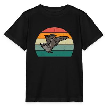 Bats Bat Bat Protection Cave - Stanley/Stella MINI CREATOR Kids’ T-Shirt - black - Front - Mikhail (115cm)