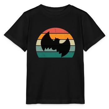 Bats Bat Bat Protection Cave - Stanley/Stella MINI CREATOR Kids’ T-Shirt - black - Front - Mikhail (115cm)