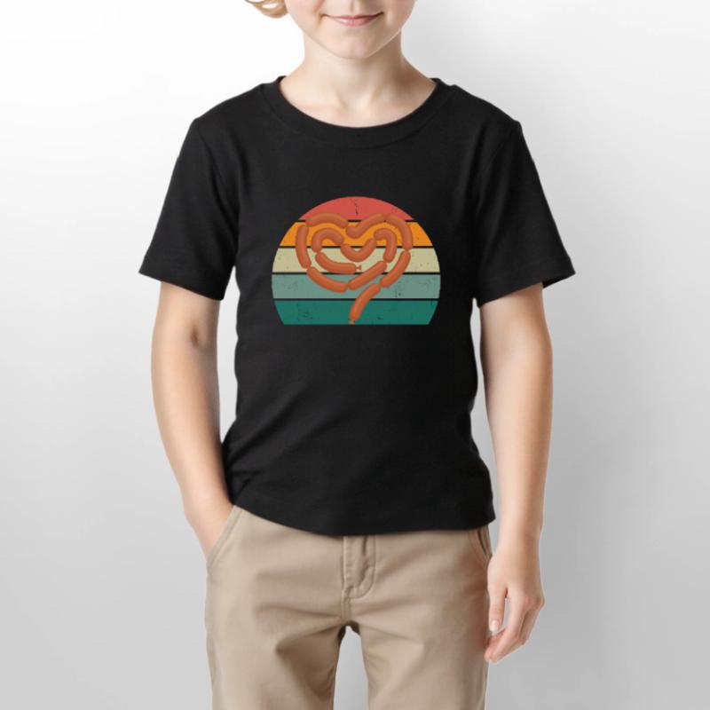 Boucher Fleischer Wurst croûte Fleischerei Fleischerei Fleisch T-shirt bio MINI CREATOR Stanley/Stella Enfant