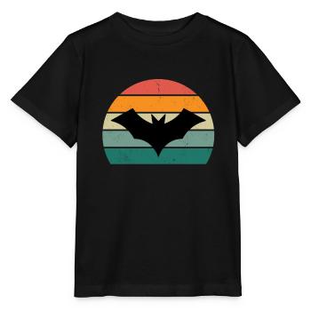 Bats Bat Bat Protection Cave - Stanley/Stella MINI CREATOR Kids’ T-Shirt - black - Front - Mikhail (115cm)