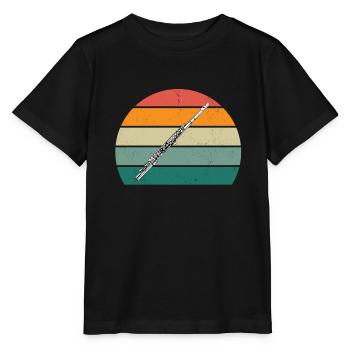 Flûte Flûte Flûte Flûtiste Joueur de Flûte Flûte Flûte - T-shirt bio MINI CREATOR Stanley/Stella Enfant - noir - Devant - Mikhail (115cm)