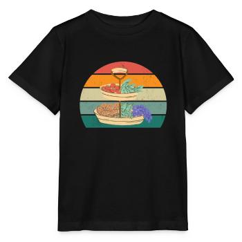 alimentation équilibrée régime céto aliments sains - T-shirt bio MINI CREATOR Stanley/Stella Enfant - noir - Devant - Mikhail (115cm)