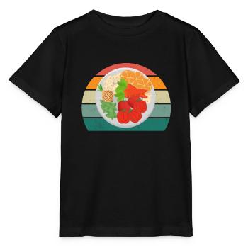 alimentation équilibrée régime céto aliments sains - T-shirt bio MINI CREATOR Stanley/Stella Enfant - noir - Devant - Mikhail (115cm)