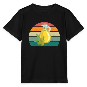 Conception d’une nutrition saine pour les hommes Nutrition saine - T-shirt bio MINI CREATOR Stanley/Stella Enfant - noir - Devant - Mikhail (115cm)