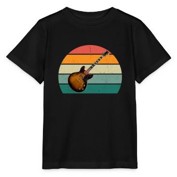 Guitariste Guitariste Guitariste Guitariste Guitare Basse - T-shirt bio MINI CREATOR Stanley/Stella Enfant - noir - Devant - Mikhail (115cm)