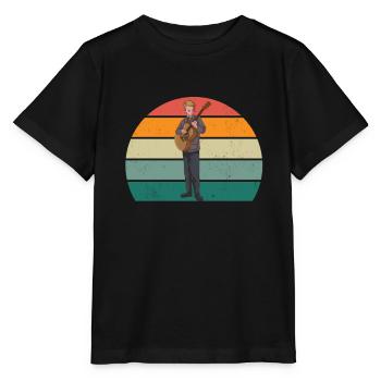 Guitariste Guitariste Guitariste Guitariste Guitare Basse - T-shirt bio MINI CREATOR Stanley/Stella Enfant - noir - Devant - Mikhail (115cm)