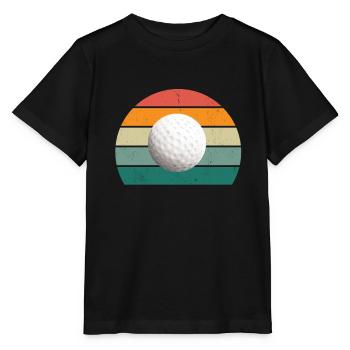 Golfeur Golfeurin Golfspieler Golfspielerin Golf - T-shirt bio MINI CREATOR Stanley/Stella Enfant - noir - Devant - Mikhail (115cm)