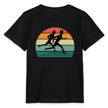 Race Runner Runner Renner Racer Jogging - Stanley/Stella MINI CREATOR Kids’ T-Shirt - black - Front - Mikhail (115cm)