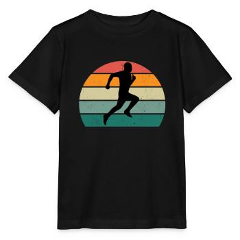Race Runner Runner Renner Racer Jogging - Stanley/Stella MINI CREATOR Kids’ T-Shirt - black - Front - Mikhail (115cm)