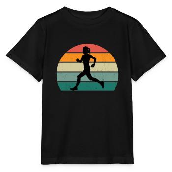 Race Runner Runner Renner Racer Jogging - Stanley/Stella MINI CREATOR Kids’ T-Shirt - black - Front - Mikhail (115cm)