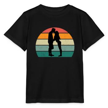 Heiraten Heirat Hochzeit Freund Freundin Ehe Liebe - Stanley/Stella Kinder T-Shirt MINI CREATOR  - Schwarz - Vorne - Mikhail (115cm)