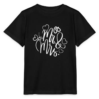 Heiraten Heirat Hochzeit Freund Freundin Ehe Liebe - Stanley/Stella Kinder T-Shirt MINI CREATOR  - Schwarz - Vorne - Mikhail (115cm)