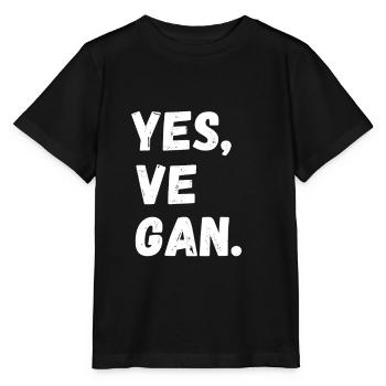 Yes We Can Vegan protection des animaux - T-shirt bio MINI CREATOR Stanley/Stella Enfant - noir - Devant - Mikhail (115cm)