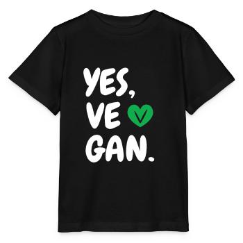 Yes We Can Vegan protection des animaux - T-shirt bio MINI CREATOR Stanley/Stella Enfant - noir - Devant - Mikhail (115cm)