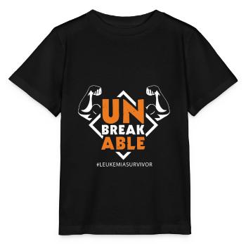 Survivant de la leucémie - T-shirt bio MINI CREATOR Stanley/Stella Enfant - noir - Devant - Mikhail (115cm)