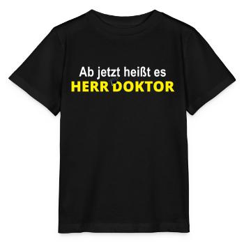 Doctor Doctorate Doctorate Gift - Stanley/Stella MINI CREATOR Kids’ T-Shirt - black - Front - Mikhail (115cm)