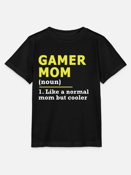 Gamer Mom Gaming Mutter Geschenk - Stanley/Stella Kinder T-Shirt MINI CREATOR - Schwarz