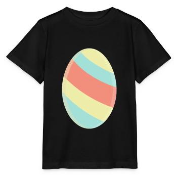 Easter egg - Stanley/Stella MINI CREATOR Kids’ T-Shirt - black - Front - Mikhail (115cm)