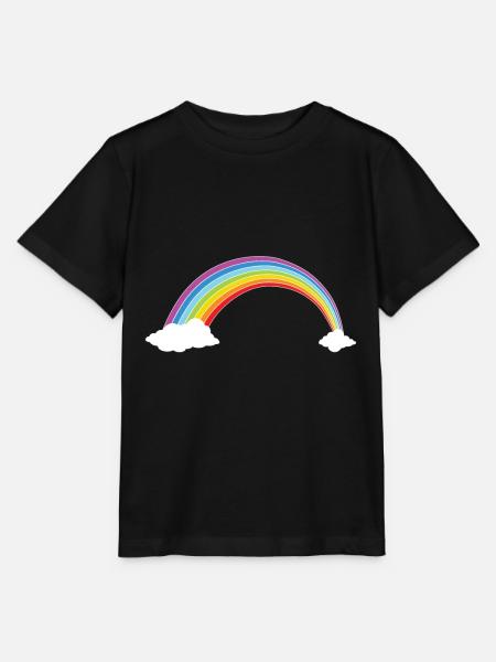 Regenbogen - Stanley/Stella Kinder T-Shirt MINI CREATOR - Schwarz