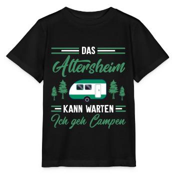Das Altersheim kann warten - Stanley/Stella Kinder T-Shirt MINI CREATOR  - Schwarz - Vorne - Mikhail (115cm)