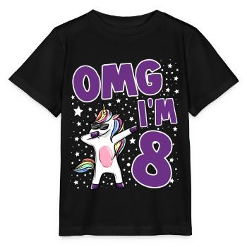 OMG JE SUIS 8 - T-shirt bio MINI CREATOR Stanley/Stella Enfant - noir - Devant - Mikhail (115cm)