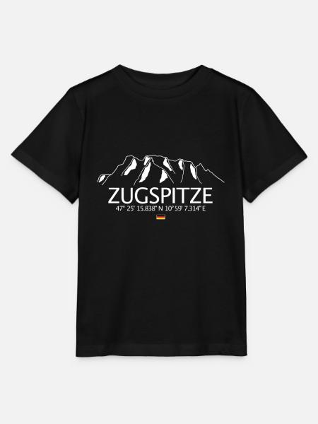Zugspitze Alpenherz Herz der Alpen - Stanley/Stella Kinder T-Shirt MINI CREATOR - Schwarz