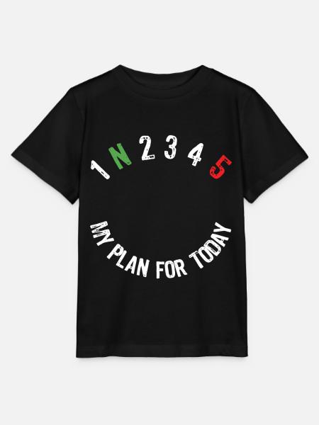 Motorrad Motiv für Biker mit Spruch - Stanley/Stella T-shirt MINI CREATOR til børn - sort